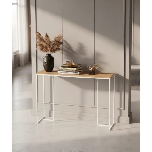 KONSOLA - REGAŁA Z DREWNA LITEGO DĄB OLCHA JESION SKD-384